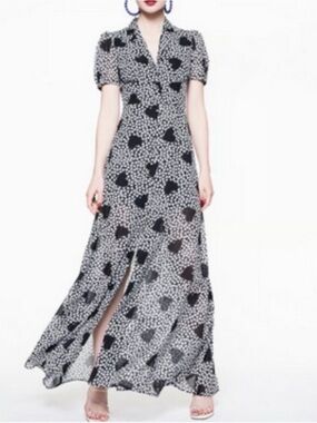blue fringe maxi dress Bella and Bloom Boutique